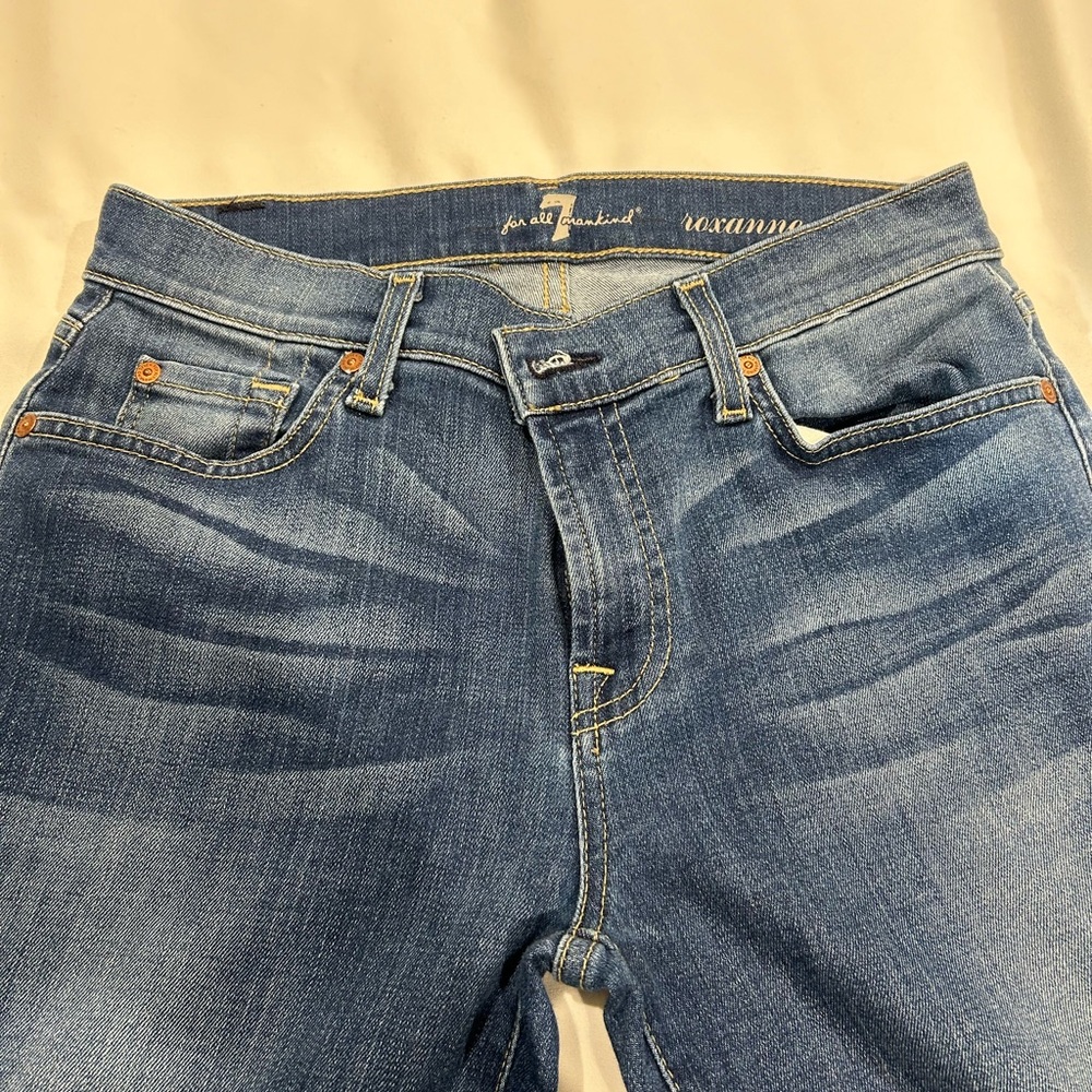 7 for all mankind Roxanne straight leg jeans